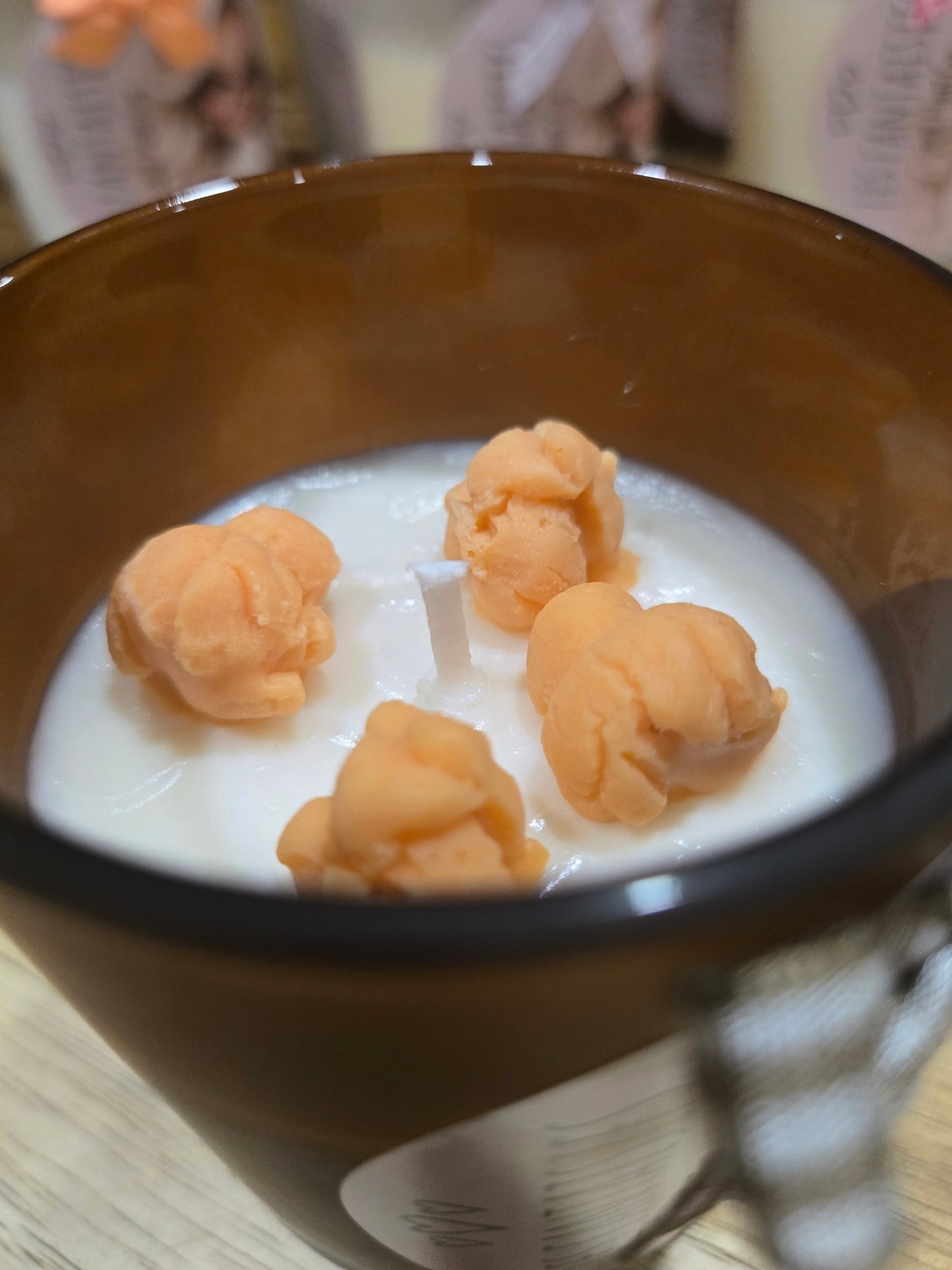 Bougie La p'tite GRIGNOTINE (Pop corn au Caramel)