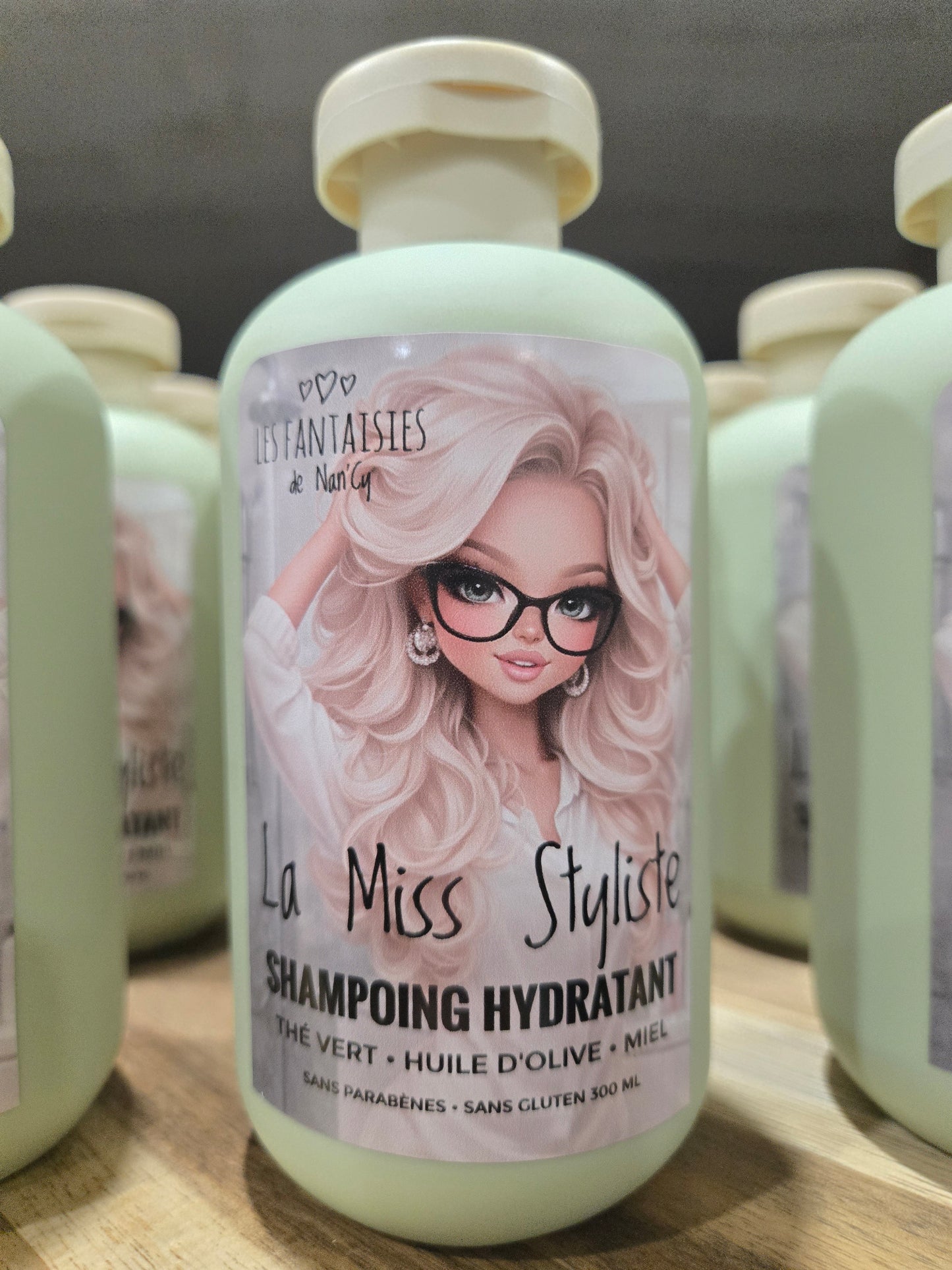 Shampoing hydratant deluxe, miel et thé vert 300 ml