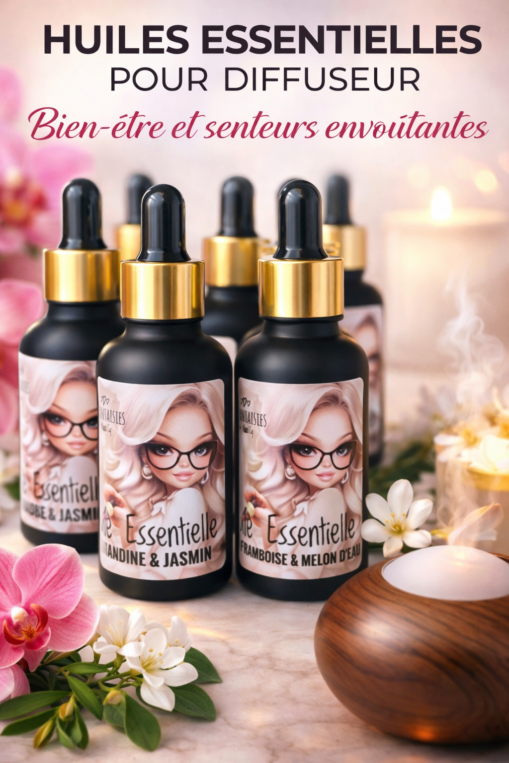 Huile pour diffuseur 30 ml.