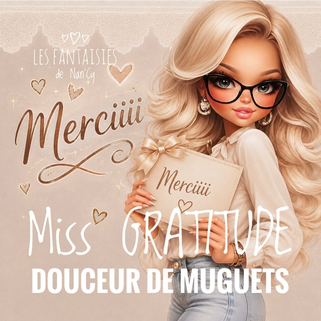 Bougie Miss(merci) GRATITUDE (douceur de muguet)