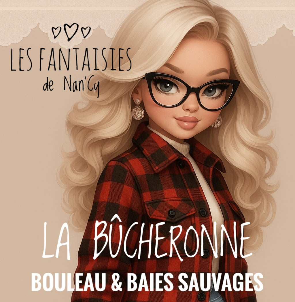 Bougie La BÛCHERONNE (Bouleau et Baies Sauvages)