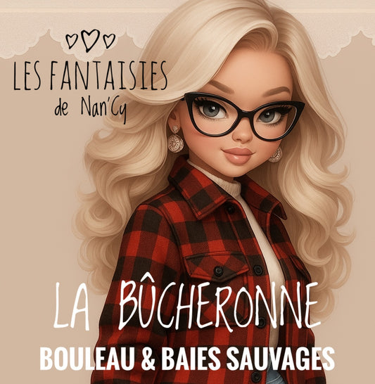 Bougie La BÛCHERONNE (Bouleau et Baies Sauvages)