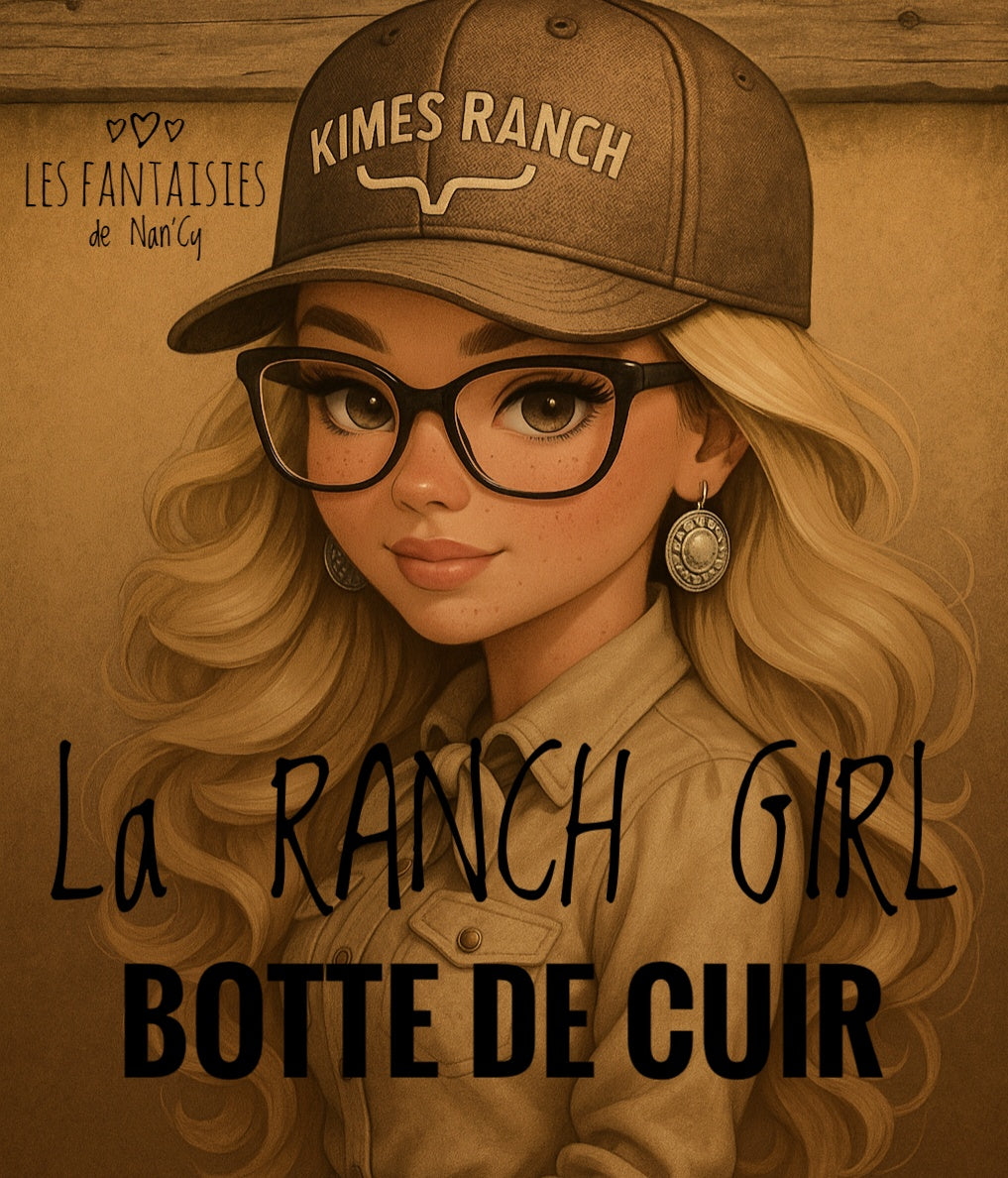 Bougie La RANCH GIRL ( Botte de cuir)