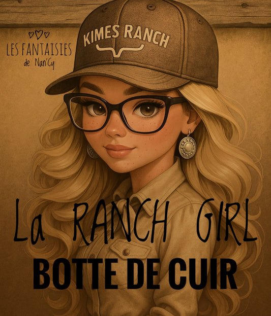 Bougie La RANCH GIRL ( Botte de cuir)