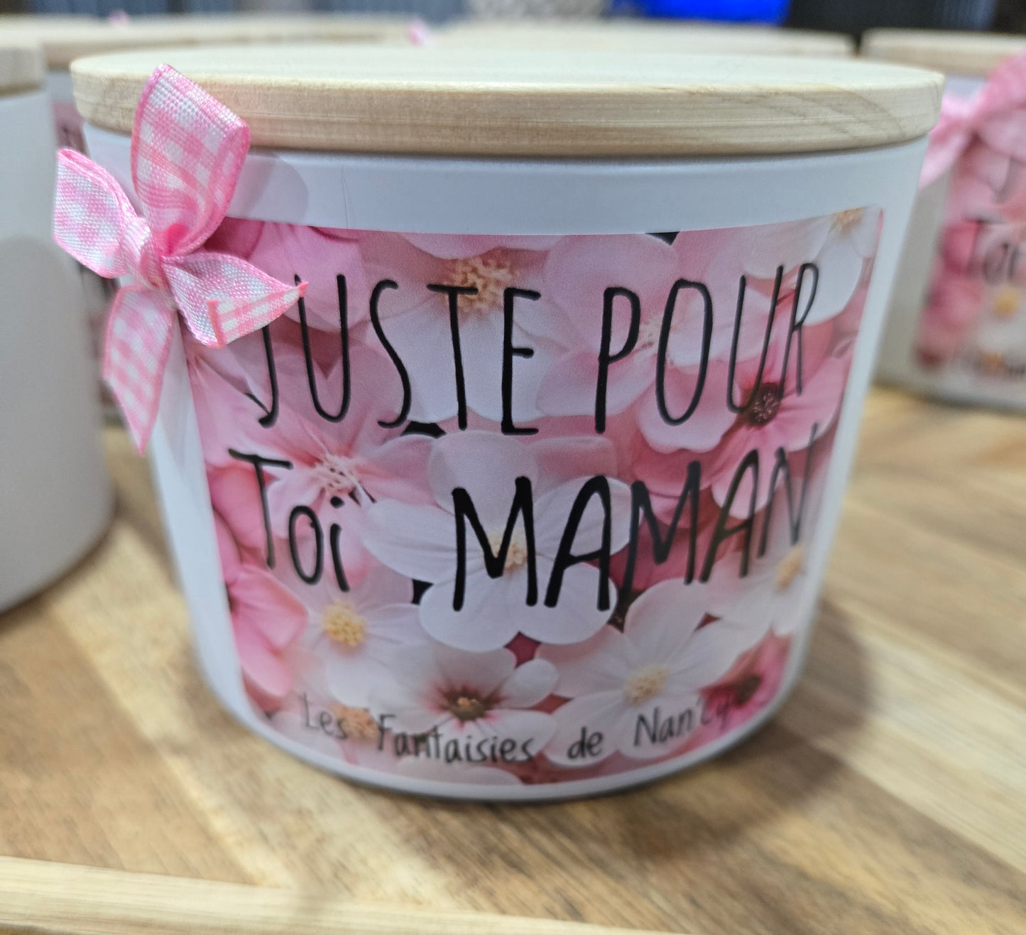 Bougie 3 mèches JUSTE POUR TOI MAMAN