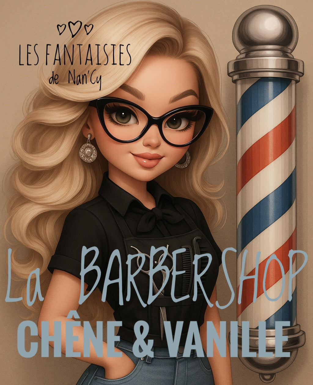 Bougie La BARBERSHOP ( Chêne et Vanille)