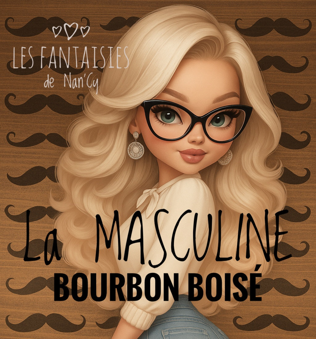 Bougie La MASCULINE (Bourbon Boisé)