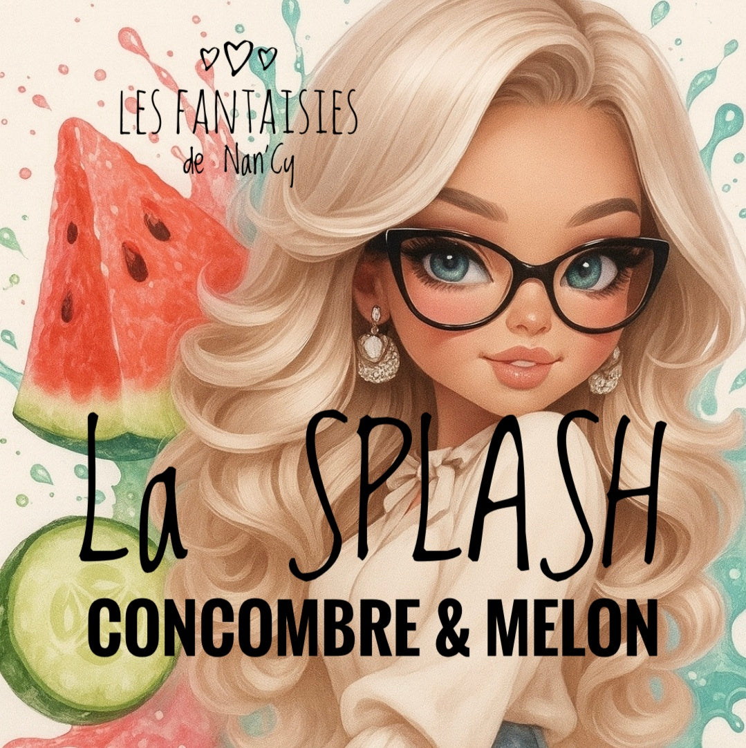 Bougie La Splash (concombre et melon d'eau)