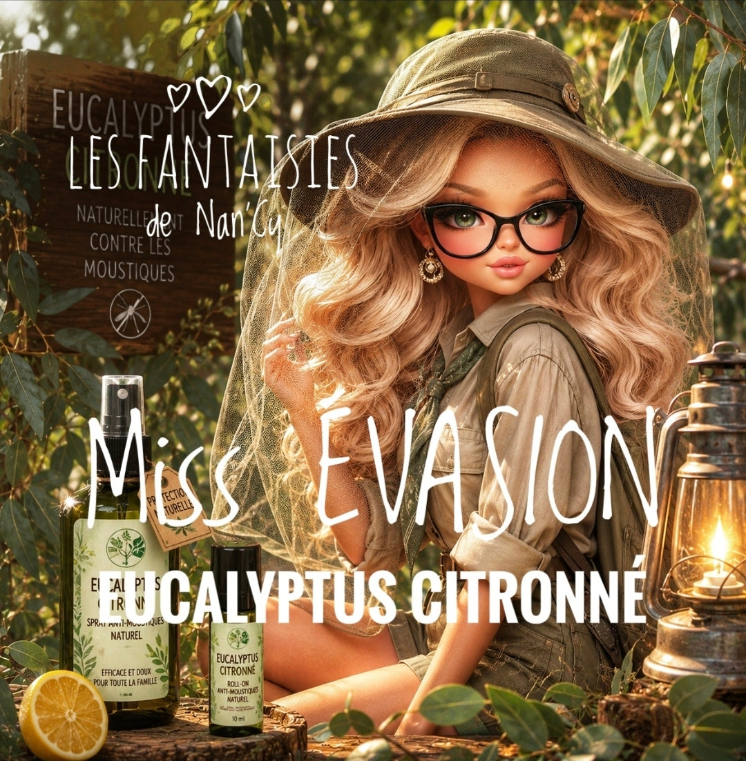Bougie Miss ÉVASION (Eucalyptus citronné)