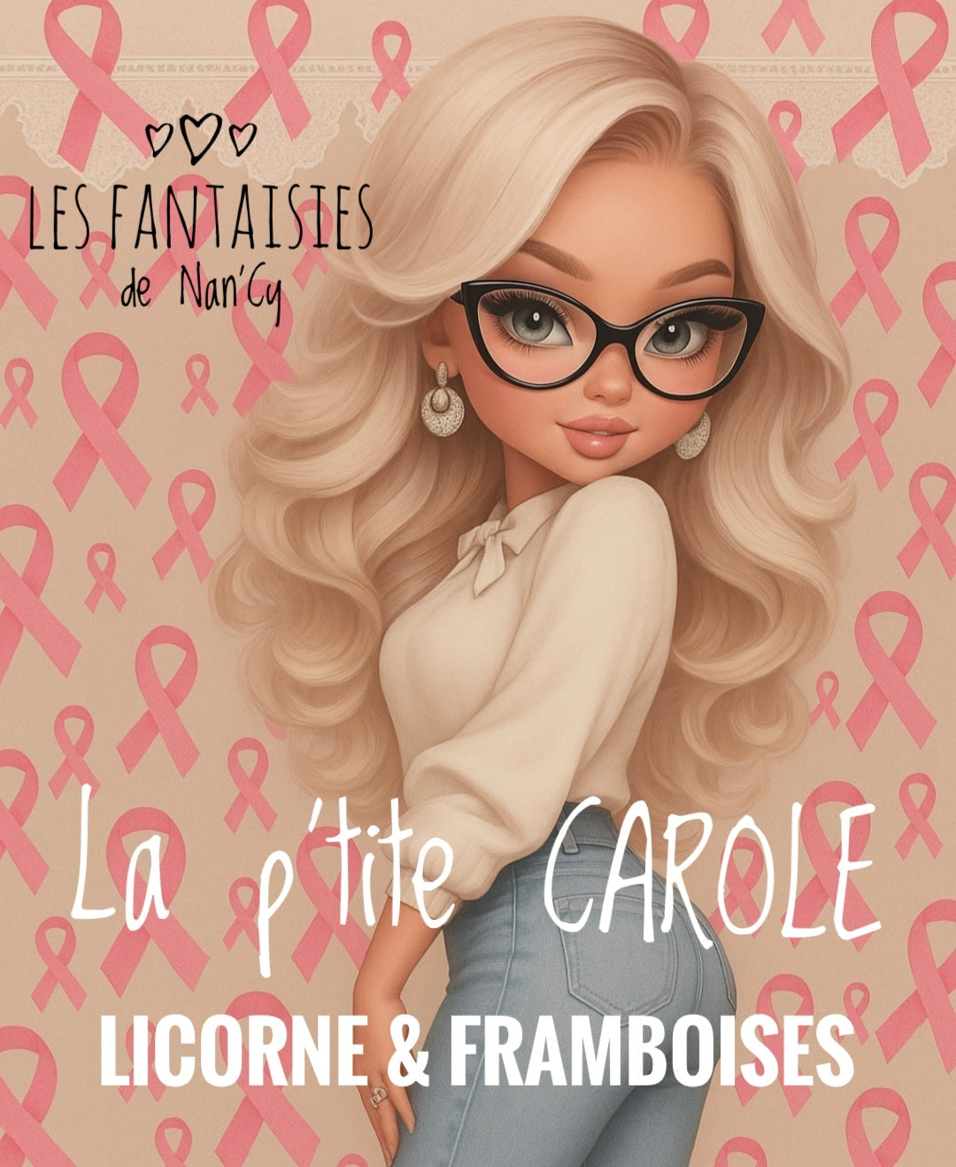 Bougie La p'tite CAROLE (Licorne et Framboise) CANCER DU SEIN