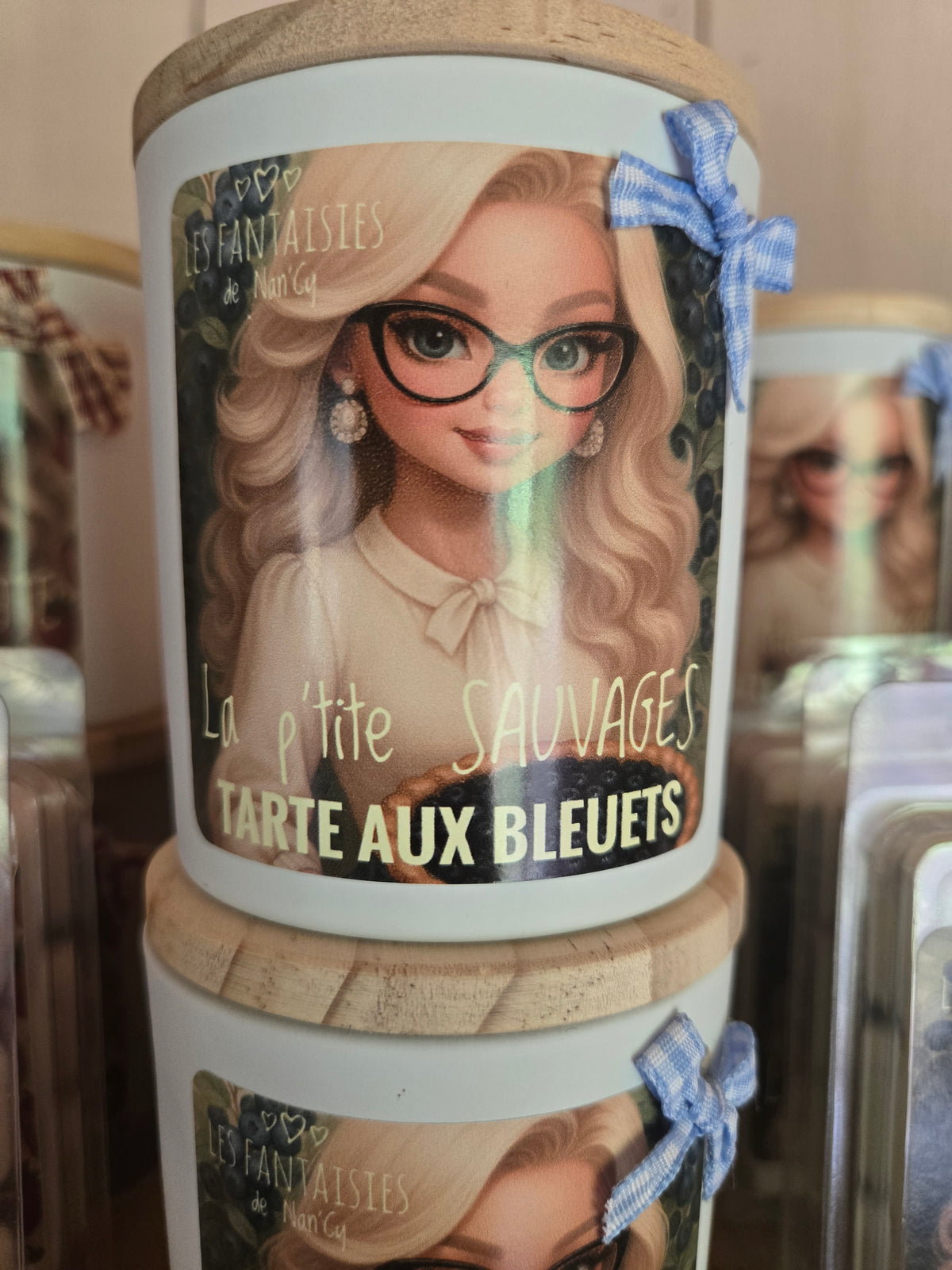 Bougie Miss Sauvage(tarte au bleuets)
