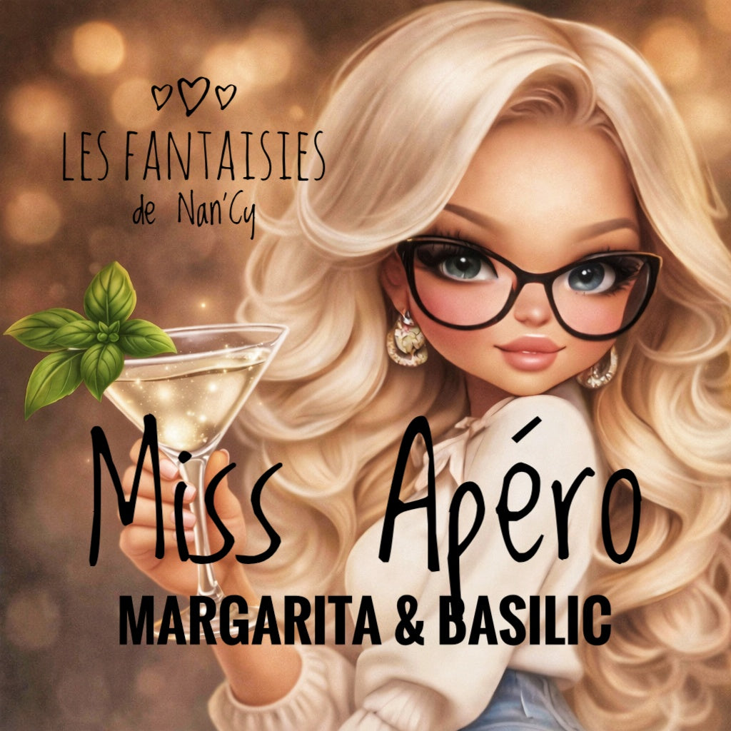 Bougie Miss APÉRO (Margarita et Basilic)