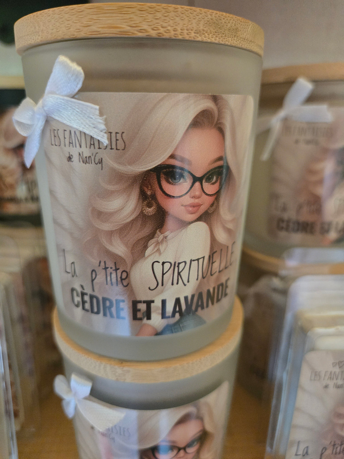 Bougie Miss Spirituelle (cèdre et Lavande)