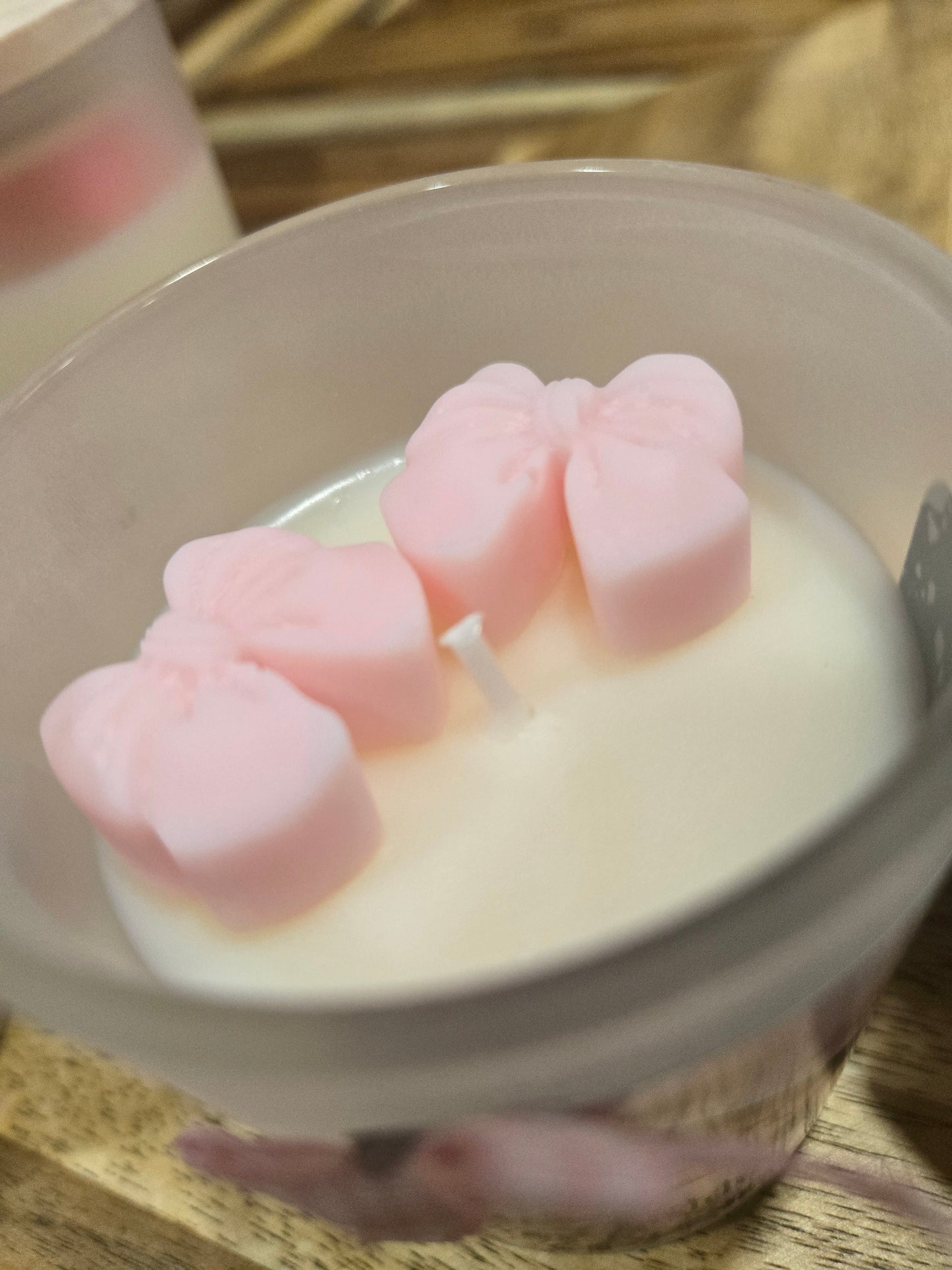 Bougie La p'tite CHARMANTE (Pivoine rose doré)