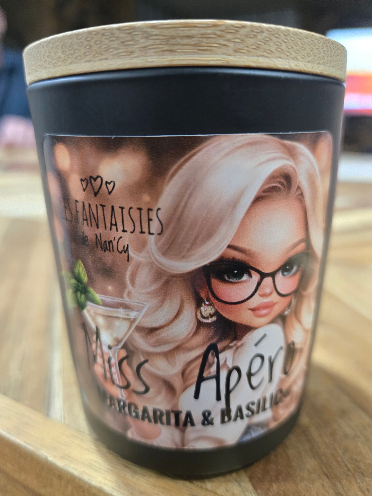 Bougie Miss APÉRO (Margarita et Basilic)